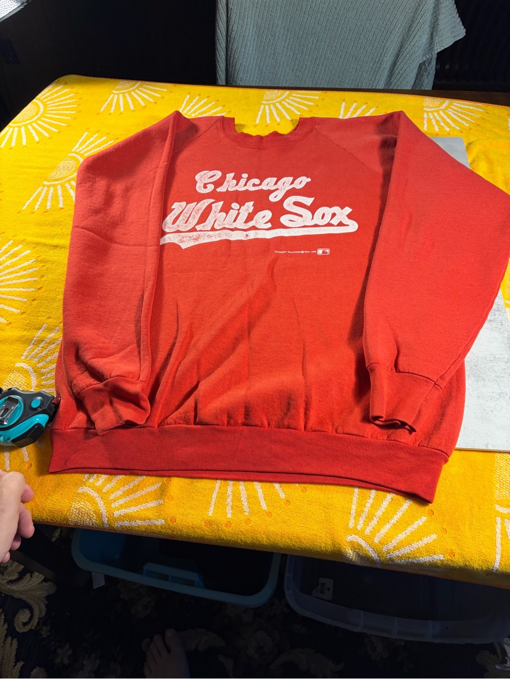 Vintage Chicago White Sox Red Crewneck Sweatshirt